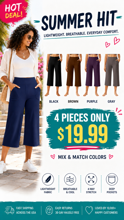 👖 Capri Yoga Pants--The Easy Outfit Hack Every Woman Needs💕💕