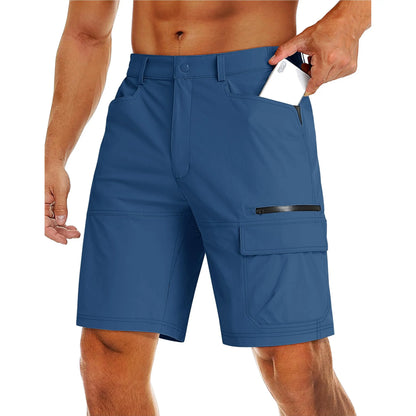 Men's 9" Casual Cargo Shorts, Lightweight Quick