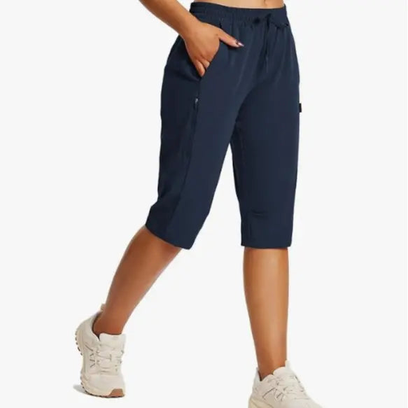 Women's Lightweight Hiking Shorts with Secure Zipper Pockets for Outdoor Adventures⭐