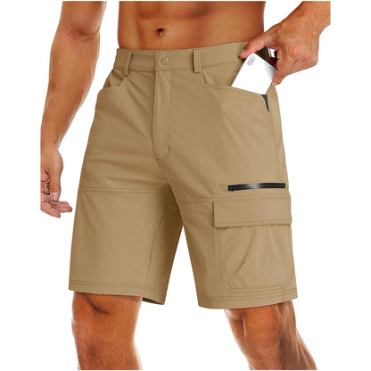 Men's 9" Casual Cargo Shorts, Lightweight Quick