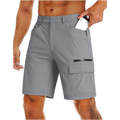 Men's 9" Casual Cargo Shorts, Lightweight Quick