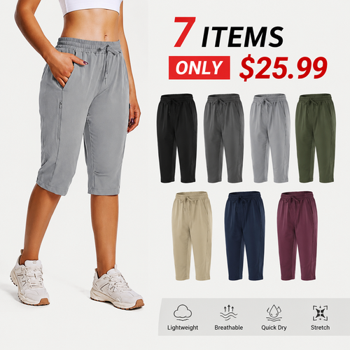Women's Lightweight Hiking Shorts with Secure Zipper Pockets for Outdoor Adventures⭐